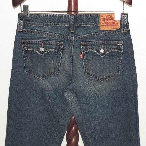 Levi's 515 Boot Cut distressed denim jeans - Picture 7 of 9
